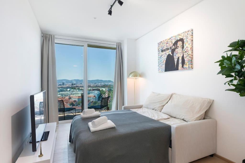 Design Apartment With Amazing View Over Wien Eksteriør bilde