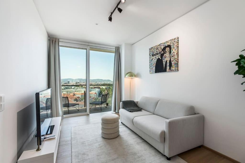 Design Apartment With Amazing View Over Wien Eksteriør bilde